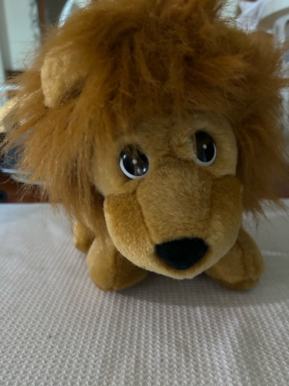 Ron Banafato Lion Hand Puppet Plush With Roaring Sound Box Stuffed Animal Toy